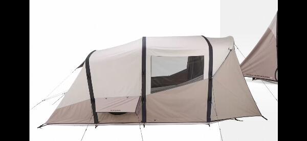 Entre Particuliers - Tente de camping gonflable 4 personnes 2 chambres 3/4