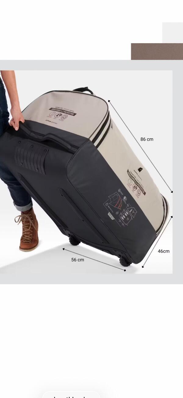 Entre Particuliers - Tente de camping gonflable 4 personnes 2 chambres 2/4