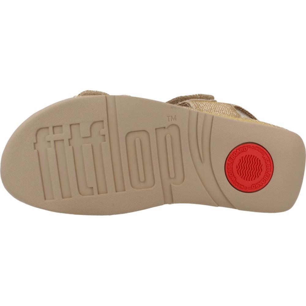 Sandalia Mujer Fitflop Lulu Adj Shimmerlux Back-strap Piel Beig 3/7