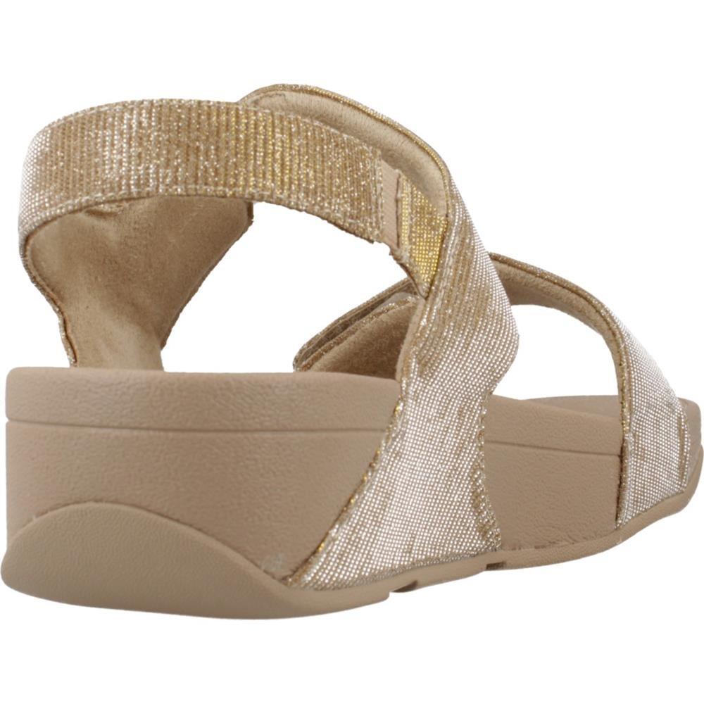 Sandalia Mujer Fitflop Lulu Adj Shimmerlux Back-strap Piel Beig 4/7
