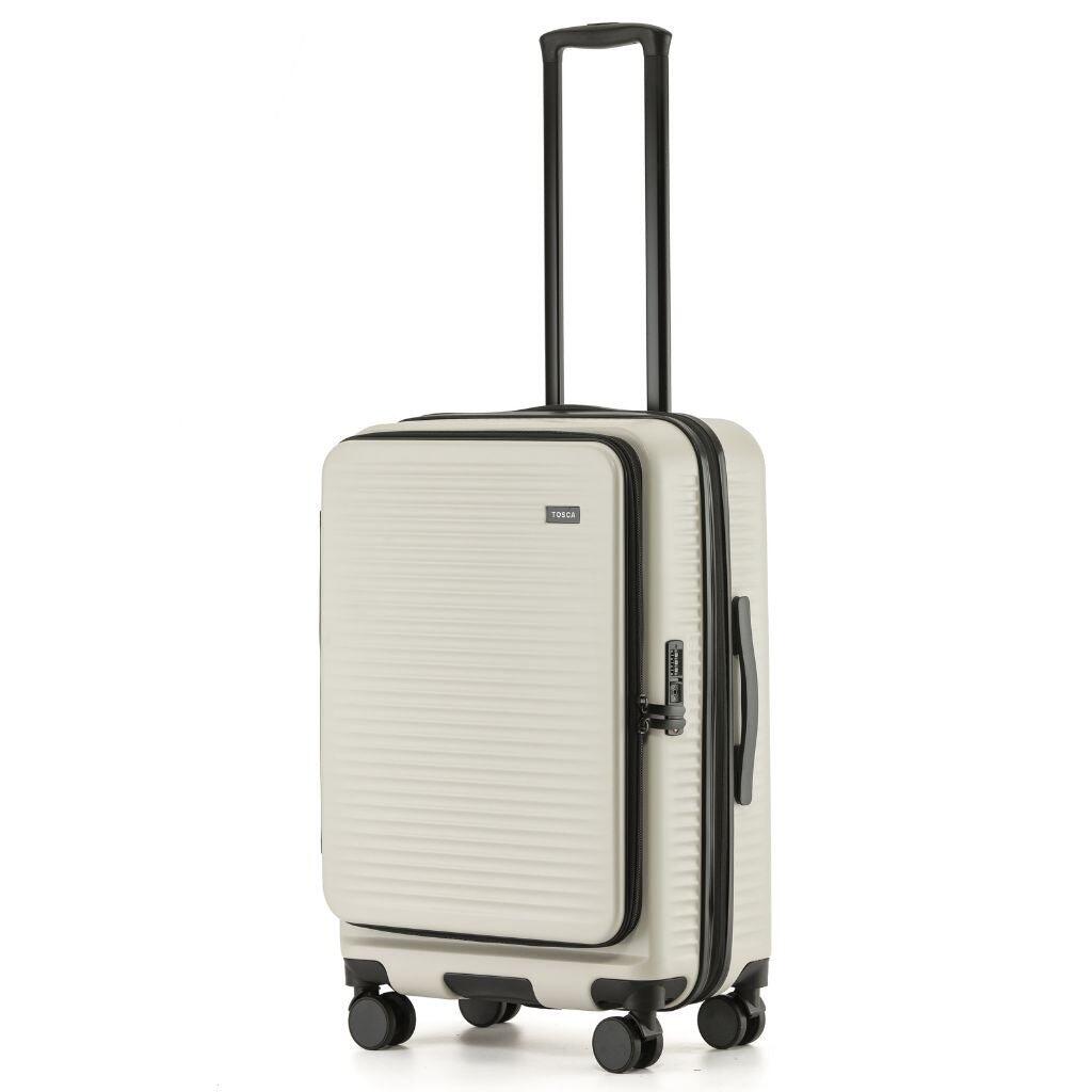 Tosca Zen Hardsided 65cm Top Opening Medium Luggage - Stone