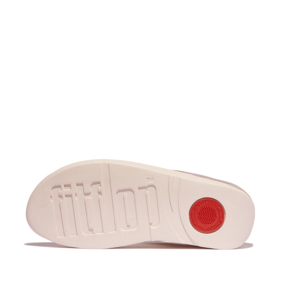 Comda Chancla Ergonomica Mujer Fitflop Fino Glitterdust Metal Rosa 5/5