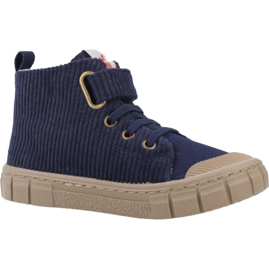 Botins Barefoot Menino Garvalín 251330A Azul Marinho Fecho Adesivo 5/7