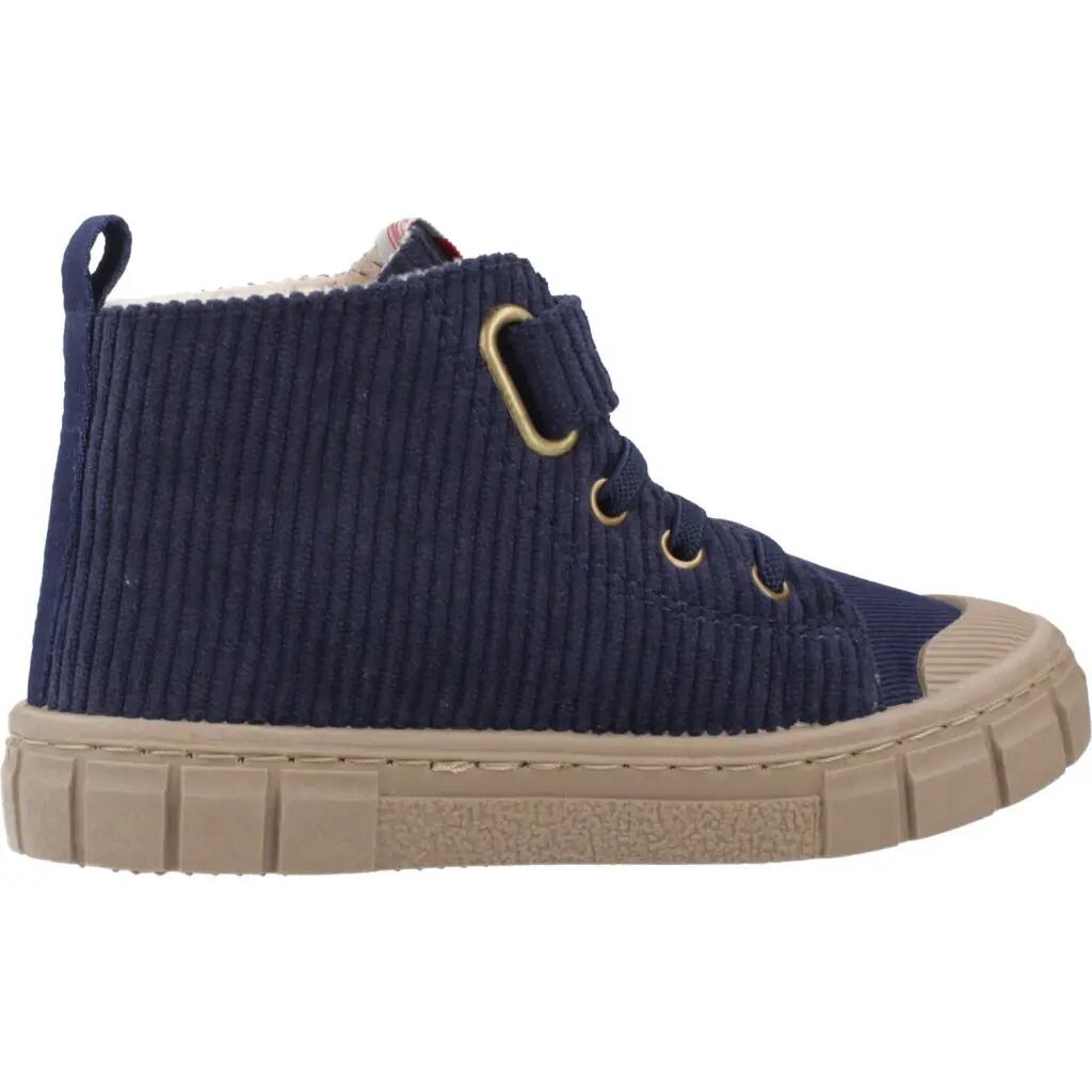 Botins Barefoot Menino Garvalín 251330A Azul Marinho Fecho Adesivo 4/7
