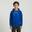 Junior Running Felpa Spalato cu Cappuccio Azzurro