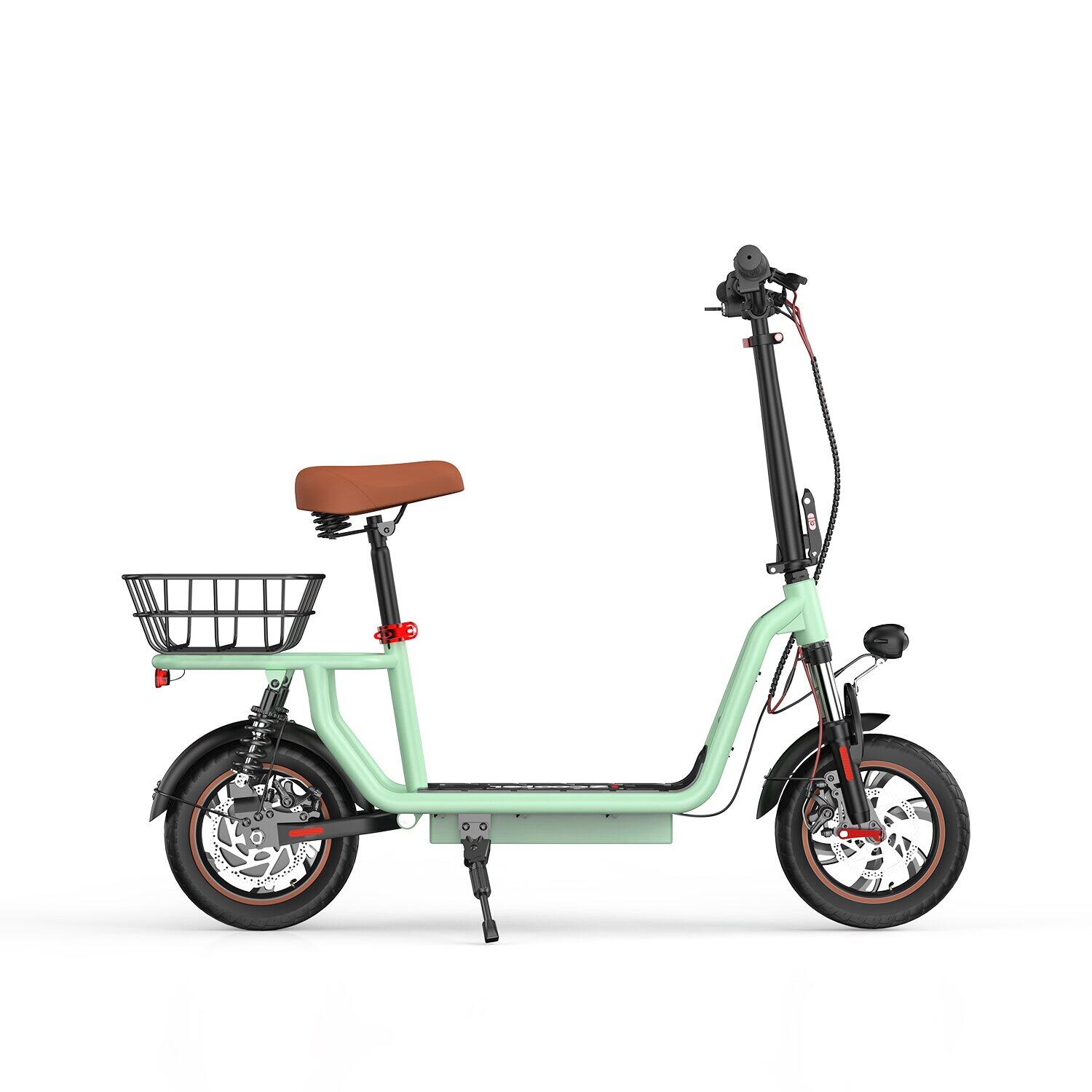 i12 Patinete eléctrico para adultos Batería 36V7.5Ah Neumático de 12 pulgadas 3/7