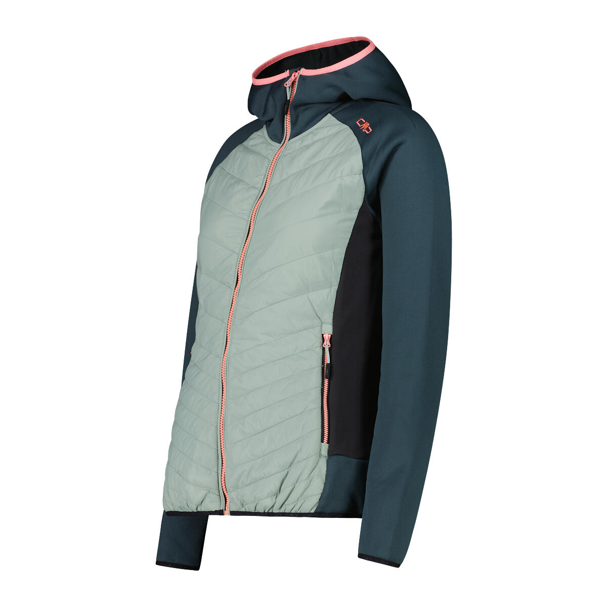 CMP Damen Jacke WOMAN JACKET HYBRID FIX HOOD 35E2946 3/5