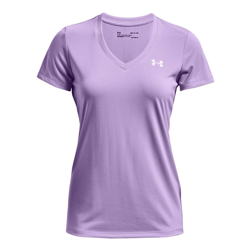 Women’s Short Sleeve T-Shirt Under Armour Tech SSV Grey
