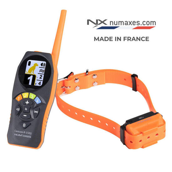 Collier de dressage pour chien rechargeable avec télécommande Num'axes Canicom R