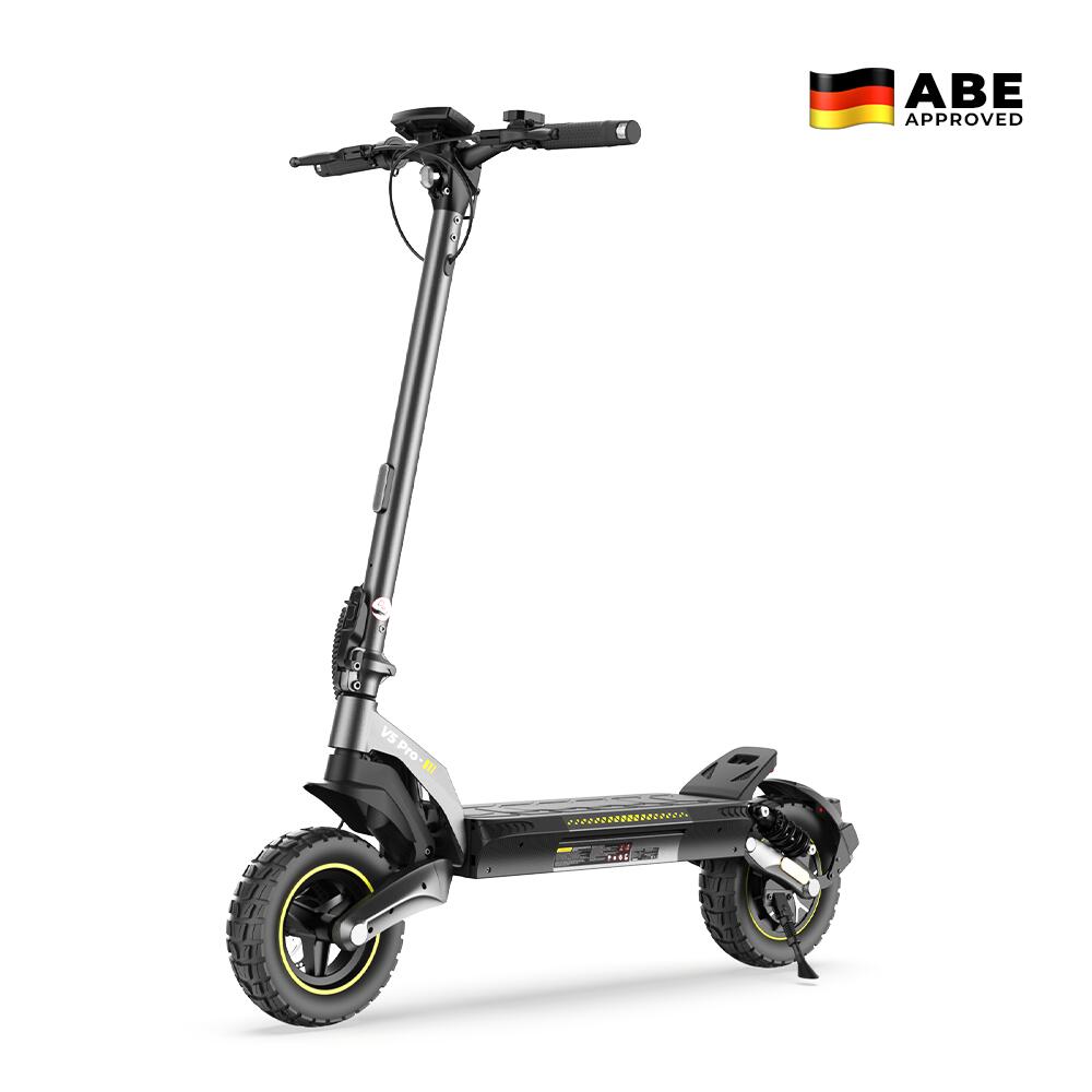 ISCOOTER Elektrická koloběžka V5pro, baterie 48 V 12,5 Ah, maximální rychlost 20 km/h