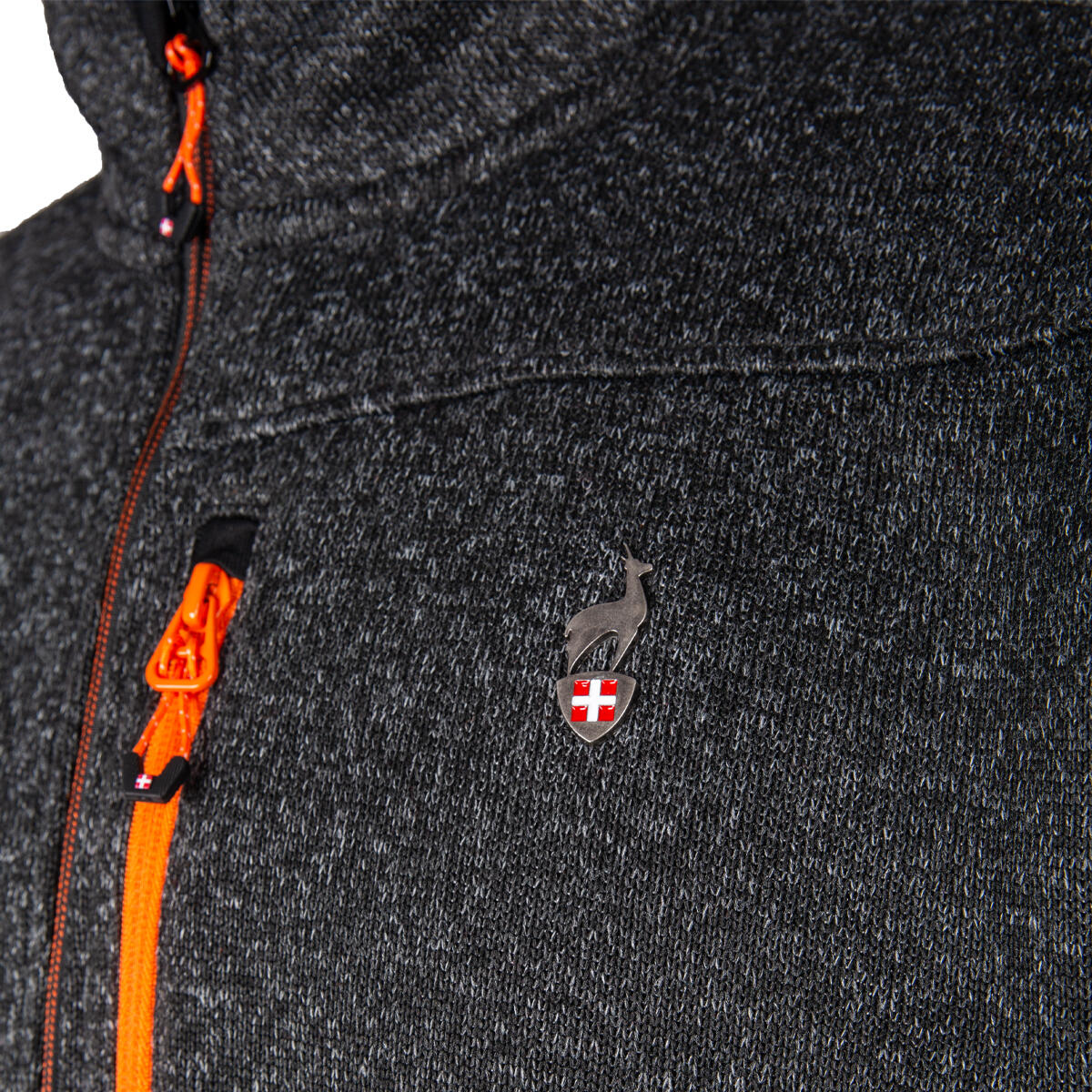 Polar bluza rozpinana dzianinowa melanżowa Navoy AULP 3 kieszenie 5/5