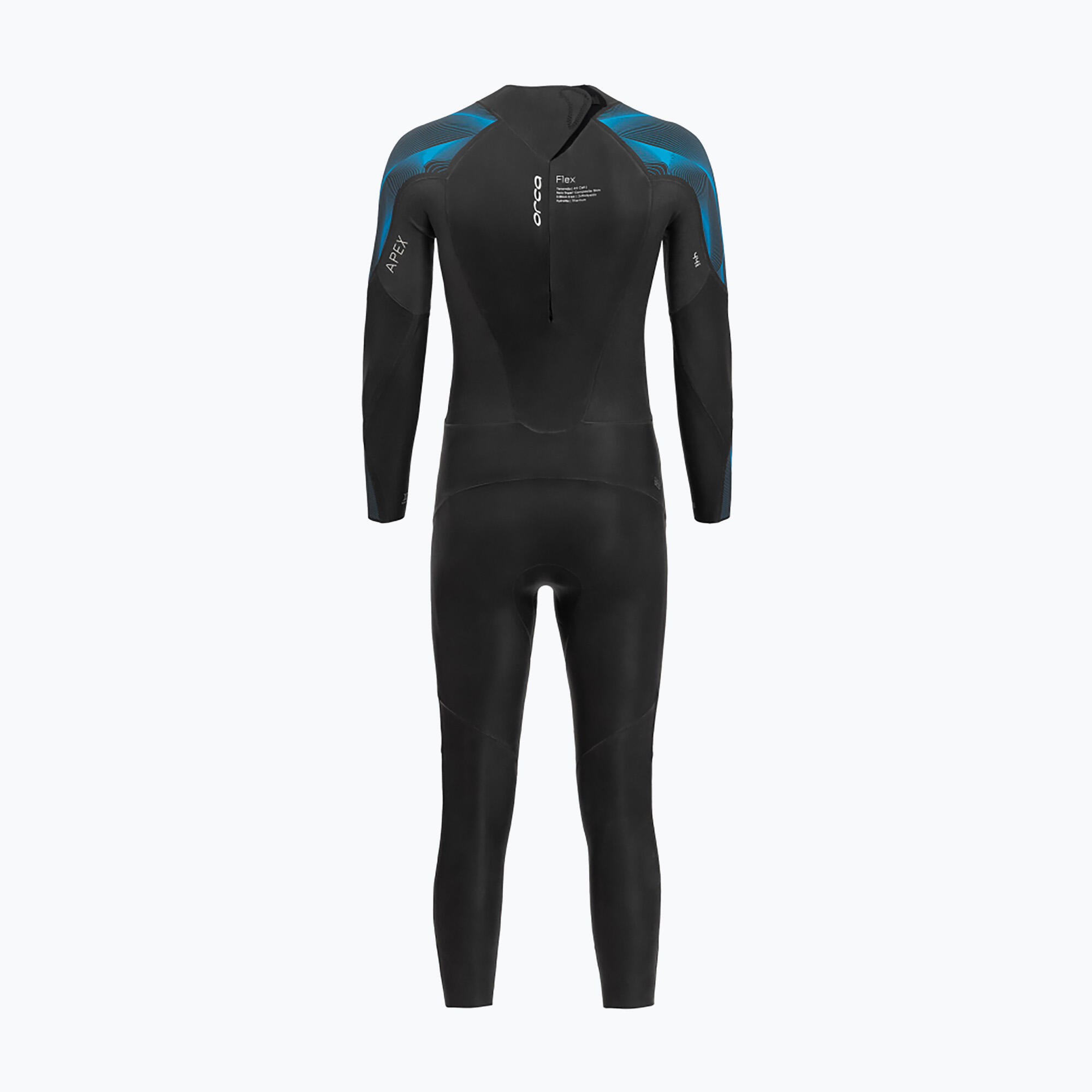 Pianka triathlonowa męska Orca Apex Flex 4 mm blue flex 2/5