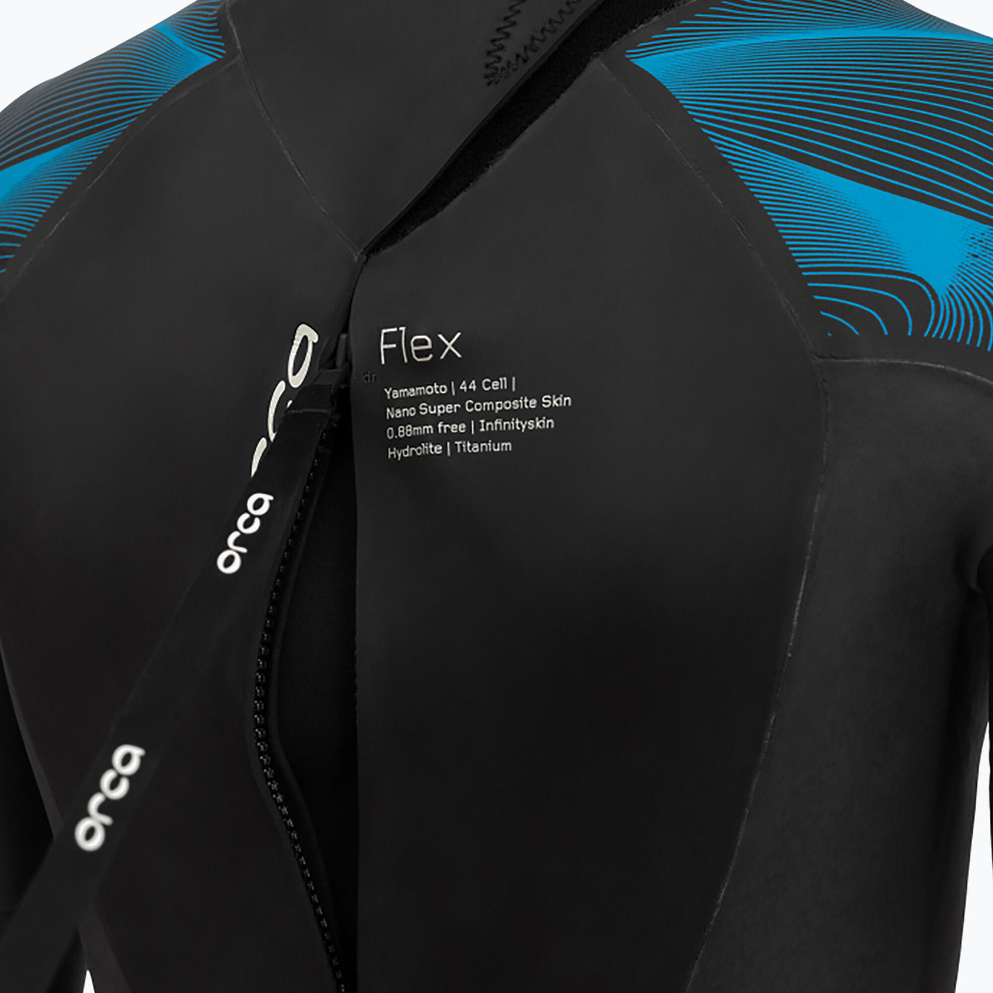 Pianka triathlonowa męska Orca Apex Flex 4 mm blue flex 4/5