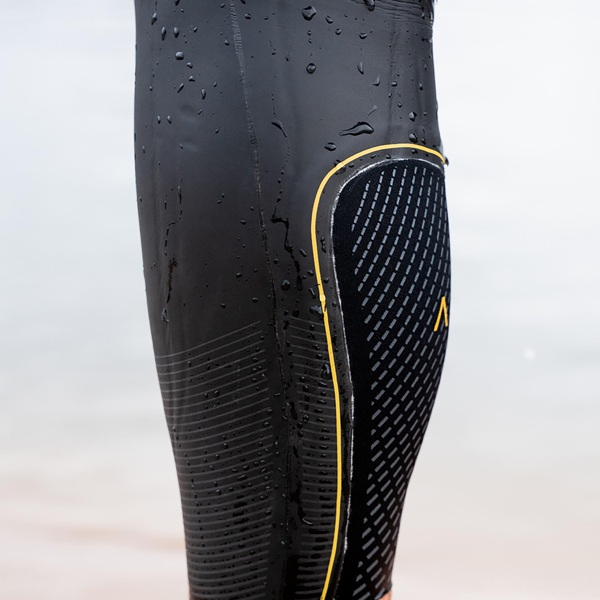 Pianka triathlonowa męska HUUB Alchemy 3:5 mm black/grey/gold 6/7