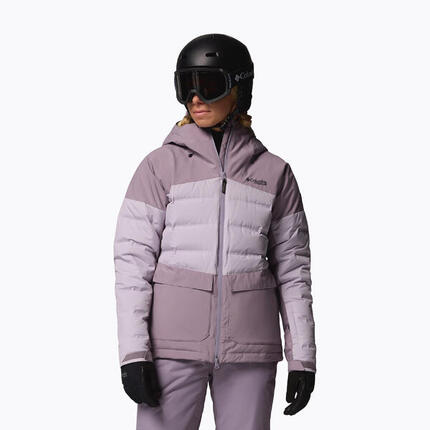 Kurtka narciarska damska Columbia Glacier Ridge Down Jacket - shale purple S