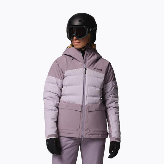Kurtka narciarska damska Columbia Glacier Ridge Down Jacket - shale purple S