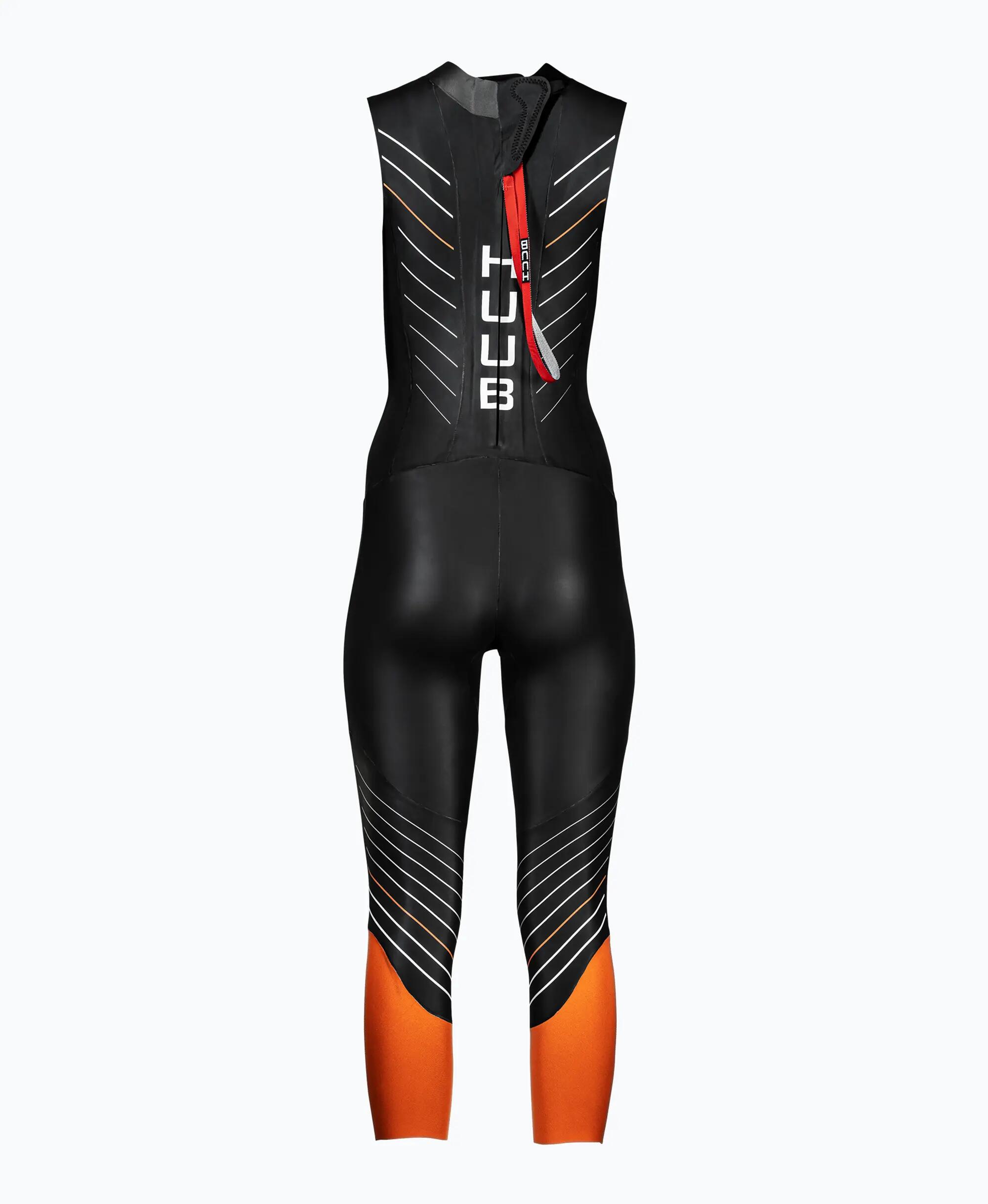 Pianka triathlonowa damska HUUB Araya Sleeveless 2:4 mm orange 2/3