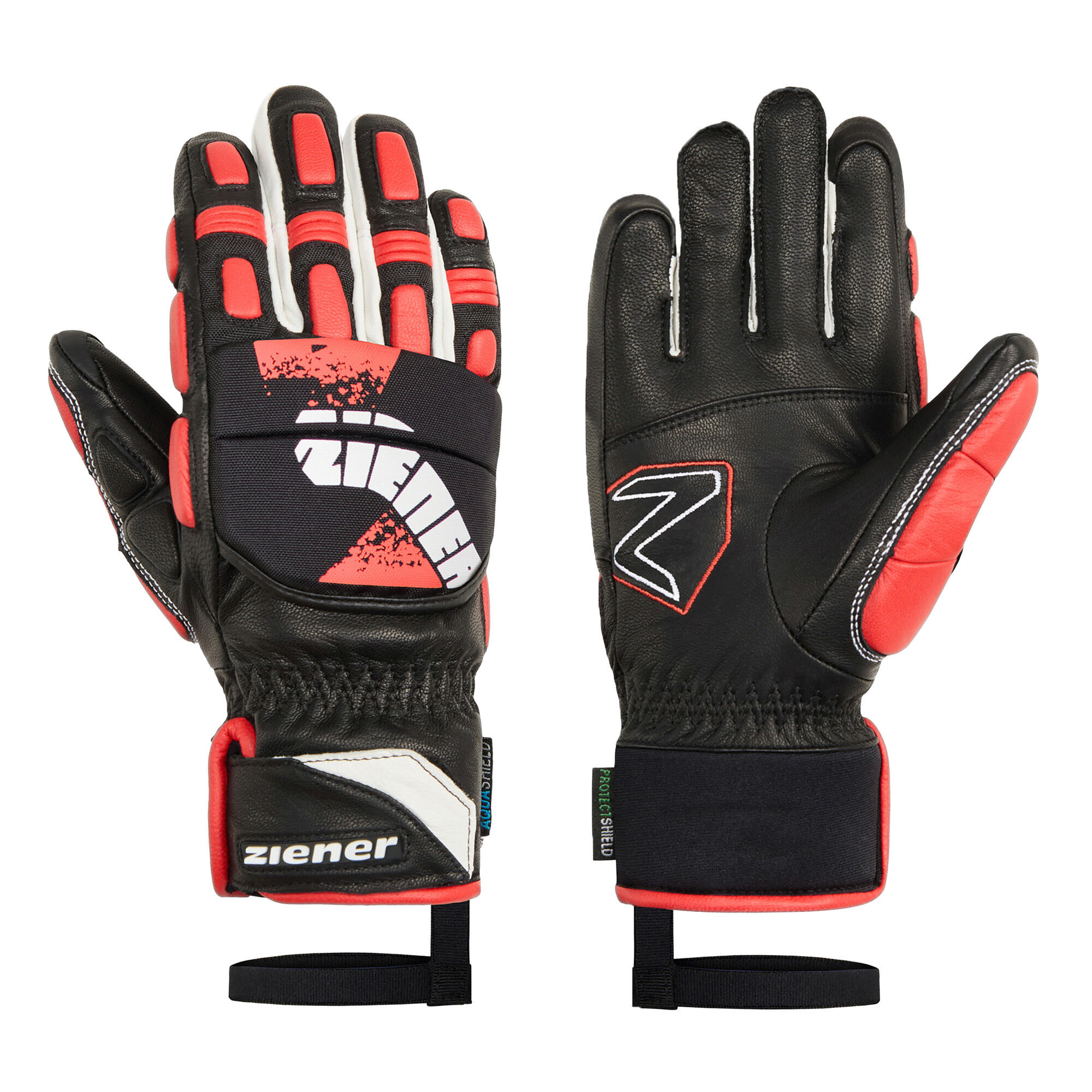 Guantes de esquí infantiles Ziener Lonos-Z AS PR 4/4