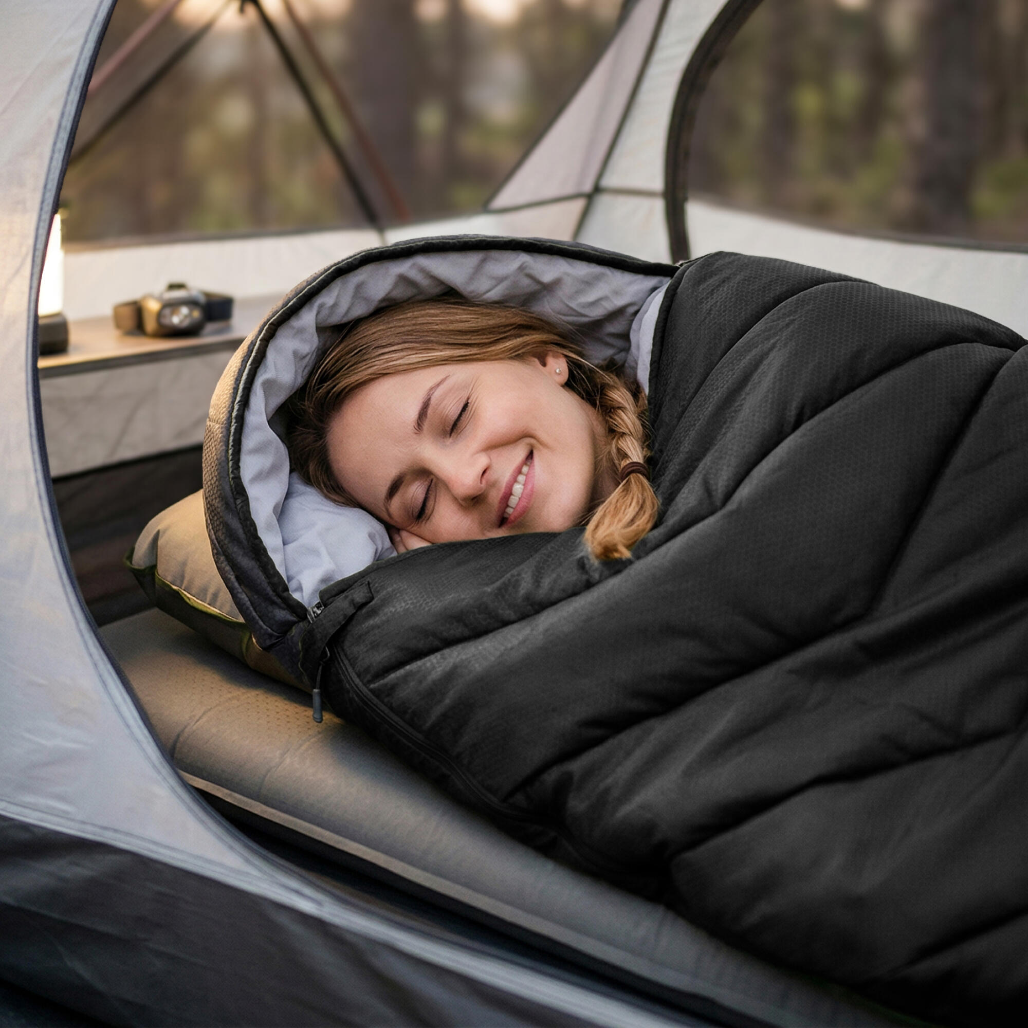 Schlafsack STANDARD 4FIZJO Deckenschlafsack Camping Outdoor | Decathlon