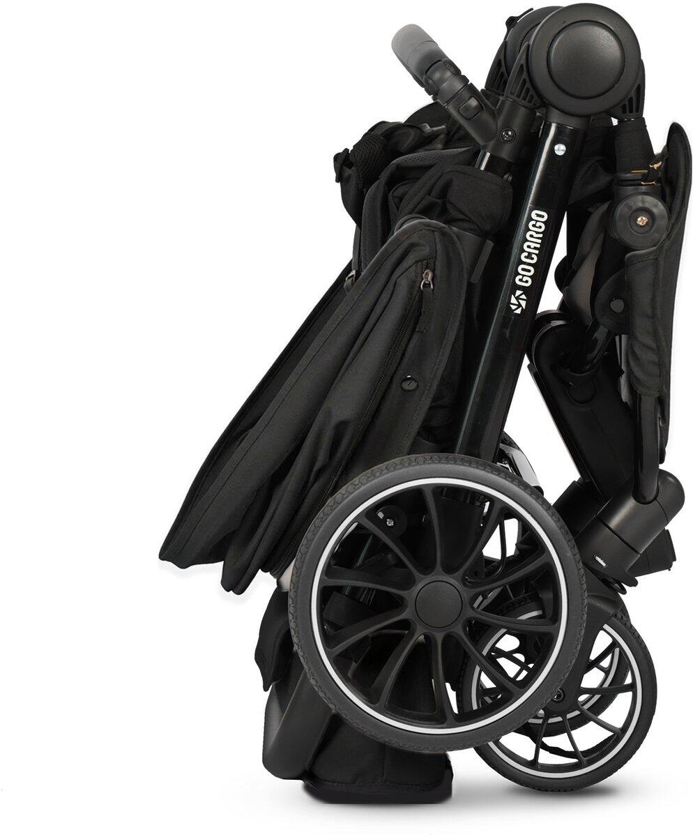 Qplay Go Cargo – Opvouwbare Kinderwagen & Bolderkar - Zwart 5/7