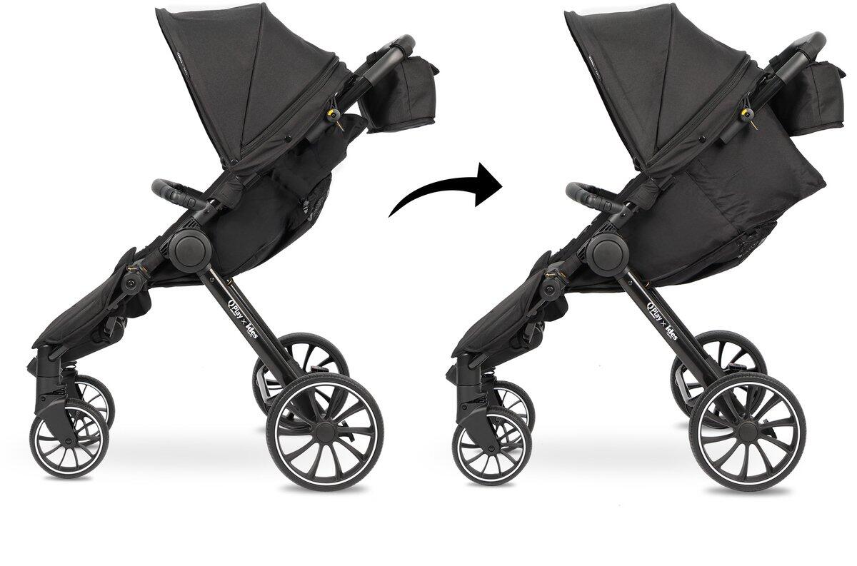 Qplay Go Cargo – Opvouwbare Kinderwagen & Bolderkar - Zwart 4/7