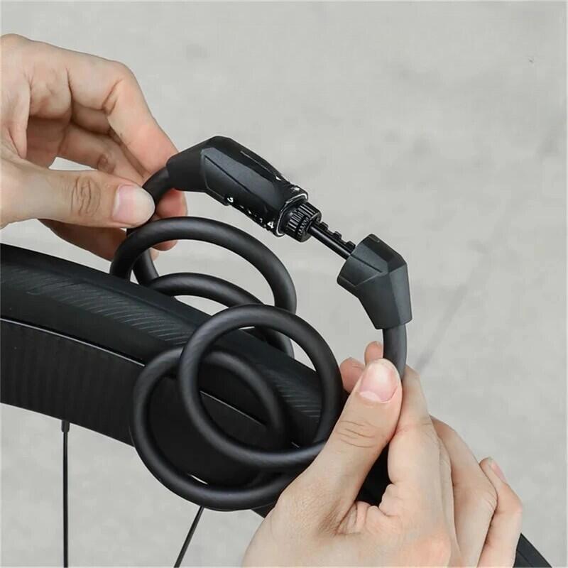 Fietsenslot met stalen kabel en 4-cijferige code 2/5