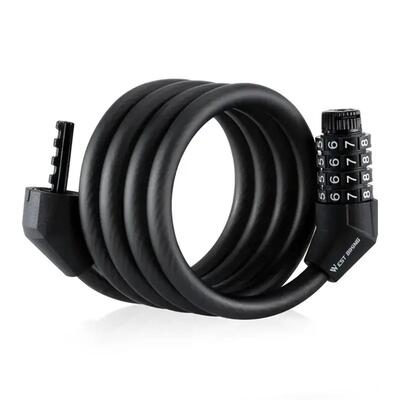 Fietsenslot met stalen kabel en 4-cijferige code