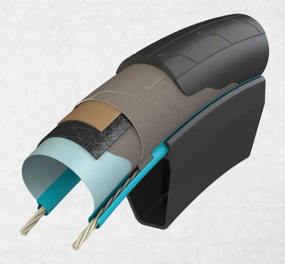 Neumático de carretera Hutchinson Challenger TLR 700 mm Tubeless Ready Plegable 3/4