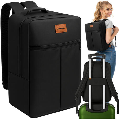 Mochila de 20 L negra con compartimento para portátil 2/6