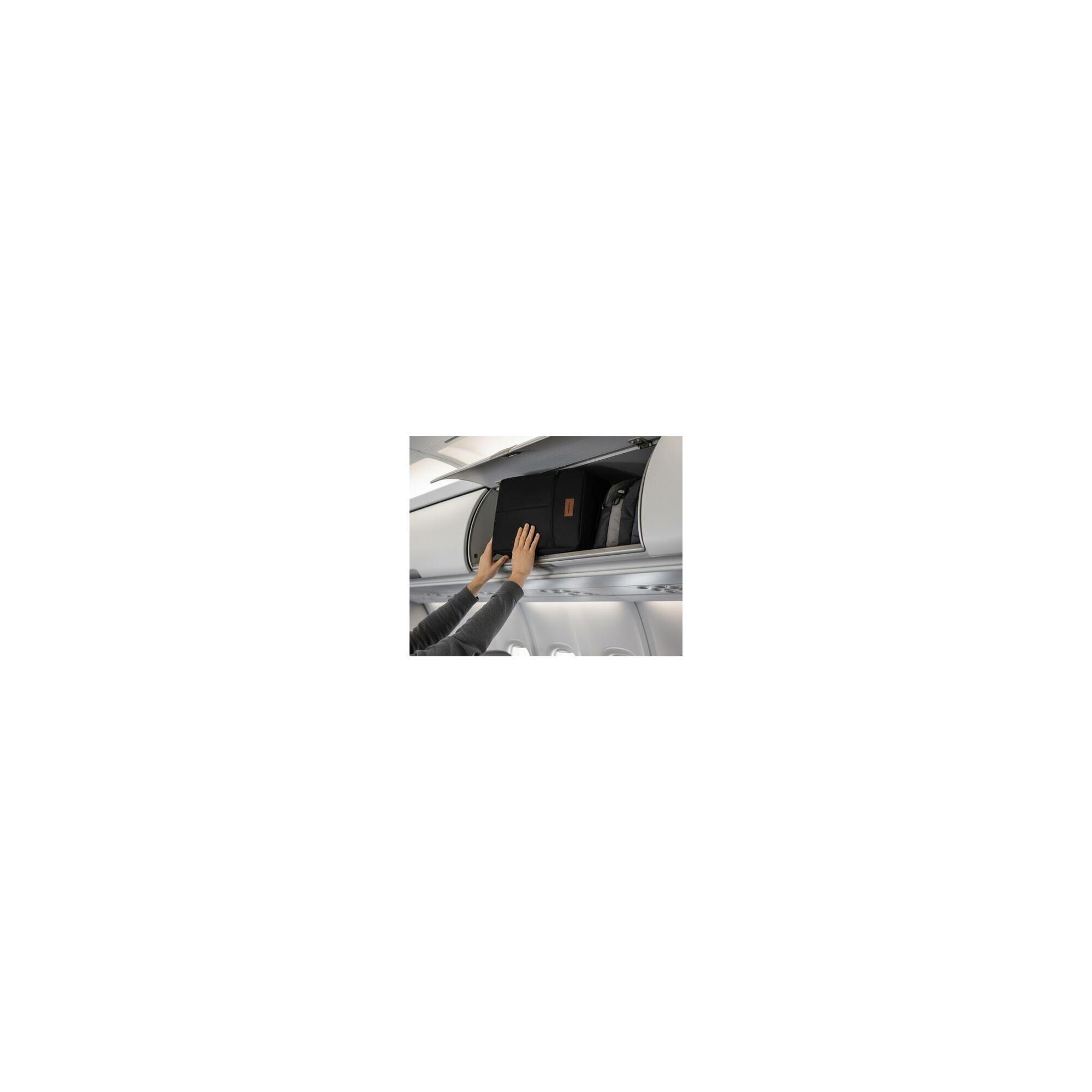 Rucsac 20L Negru Compartiment pentru laptop și curea pentru troler