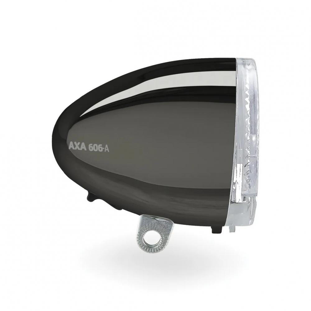 Axa Dynamo-Scheinwerfer 606 Auto LED schwarz chrom AXA NL 92915196SC StVZO 3/4
