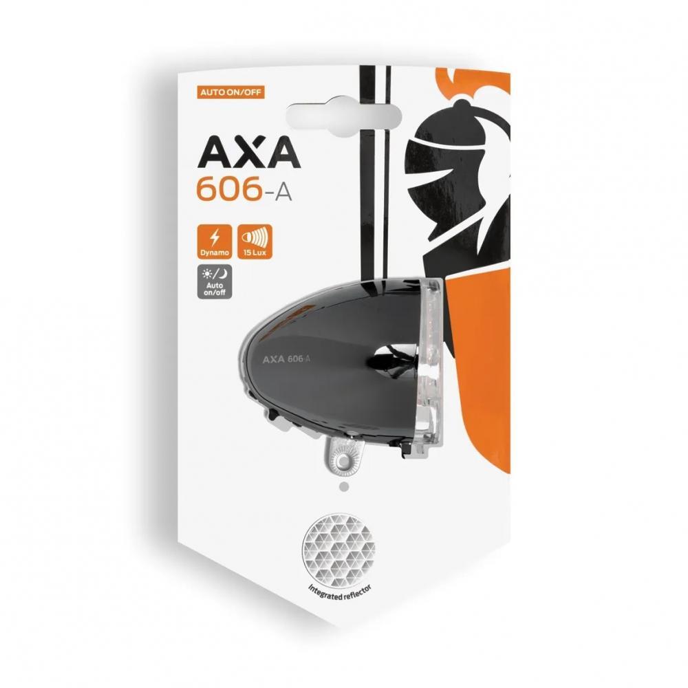 Axa Dynamo-Scheinwerfer 606 Auto LED schwarz chrom AXA NL 92915196SC StVZO 2/4
