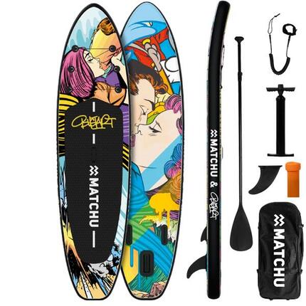 Stand Up Paddle BustArt 320x81x15 cm - Aufblasbares Sup Board - Limited Edition