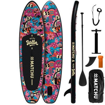 Sup board - opblaasbare stand up paddle board - limited edition - bustart