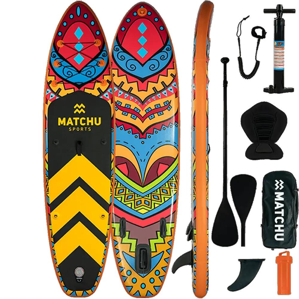 Стъндъп падъл борд 10''6 – Надуваема дъска за SUP – Пълен комплект с аксесоари