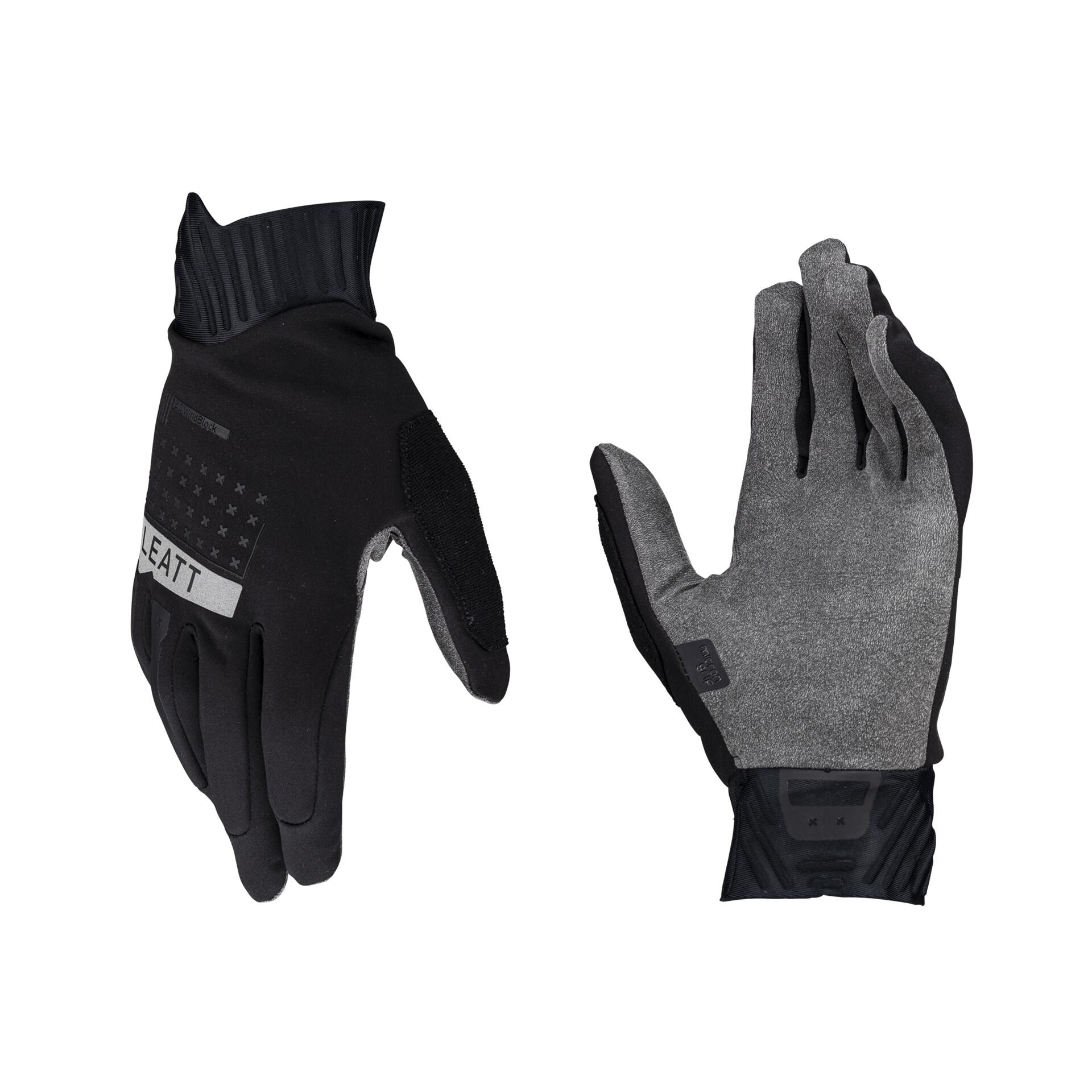 Gants VTT WindBlock 2.0 légers et coupe-vent noir homme 6/7
