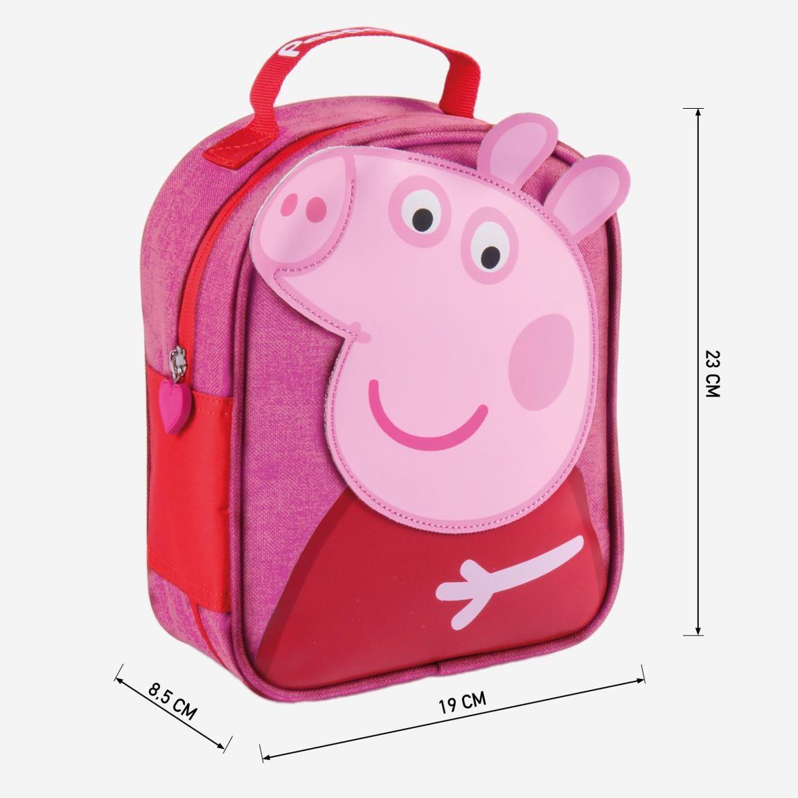 Bolsa Portaalimentos Peppa Pig 3D 6/7