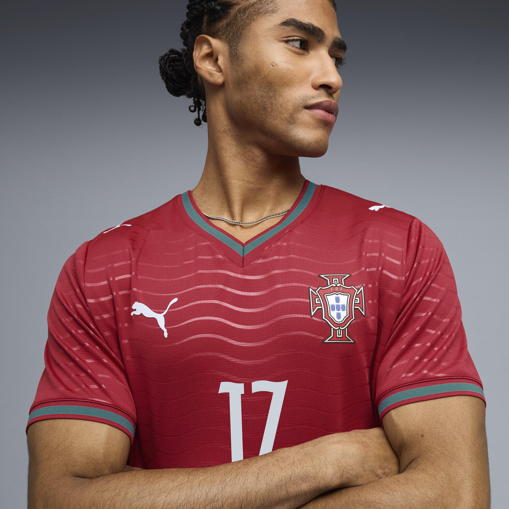 Portugal 2026 Player thuisshirt voor heren PUMA 4/7