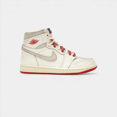 Jordan 1 retro high rare air sail cinnabar (women's)