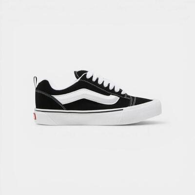 Vans knu skool black white