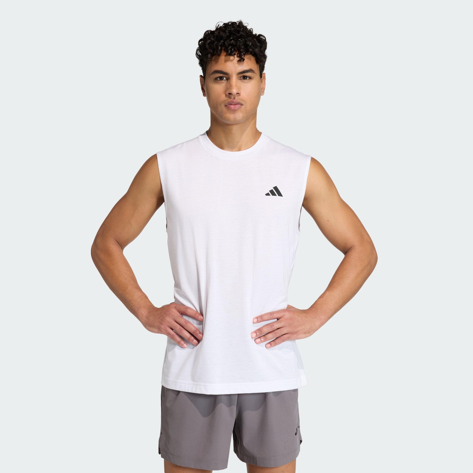 WORKOUT ESSENTIALS FEELREADY SLEEVELESS T-SHIRT | Decathlon