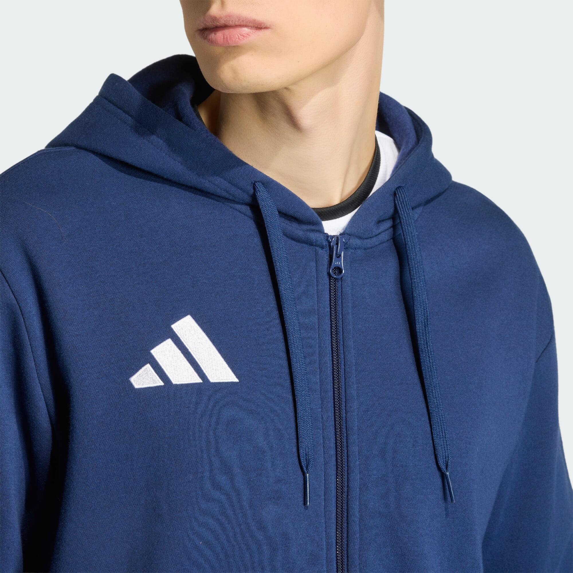 Felpa Entrada26 con cappuccio e zip integrale 5/6
