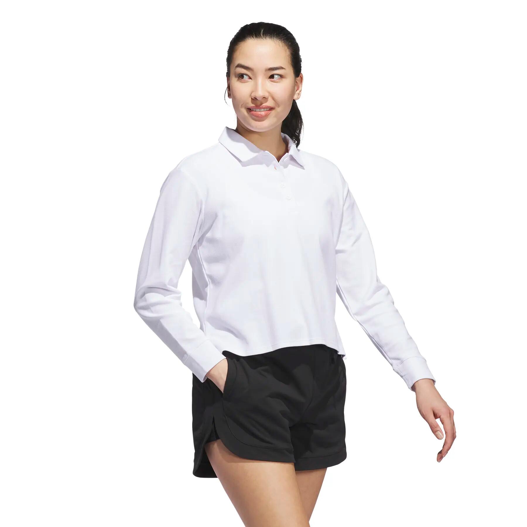 Women's long-sleeved polo shirt adidas Beyond 3/7