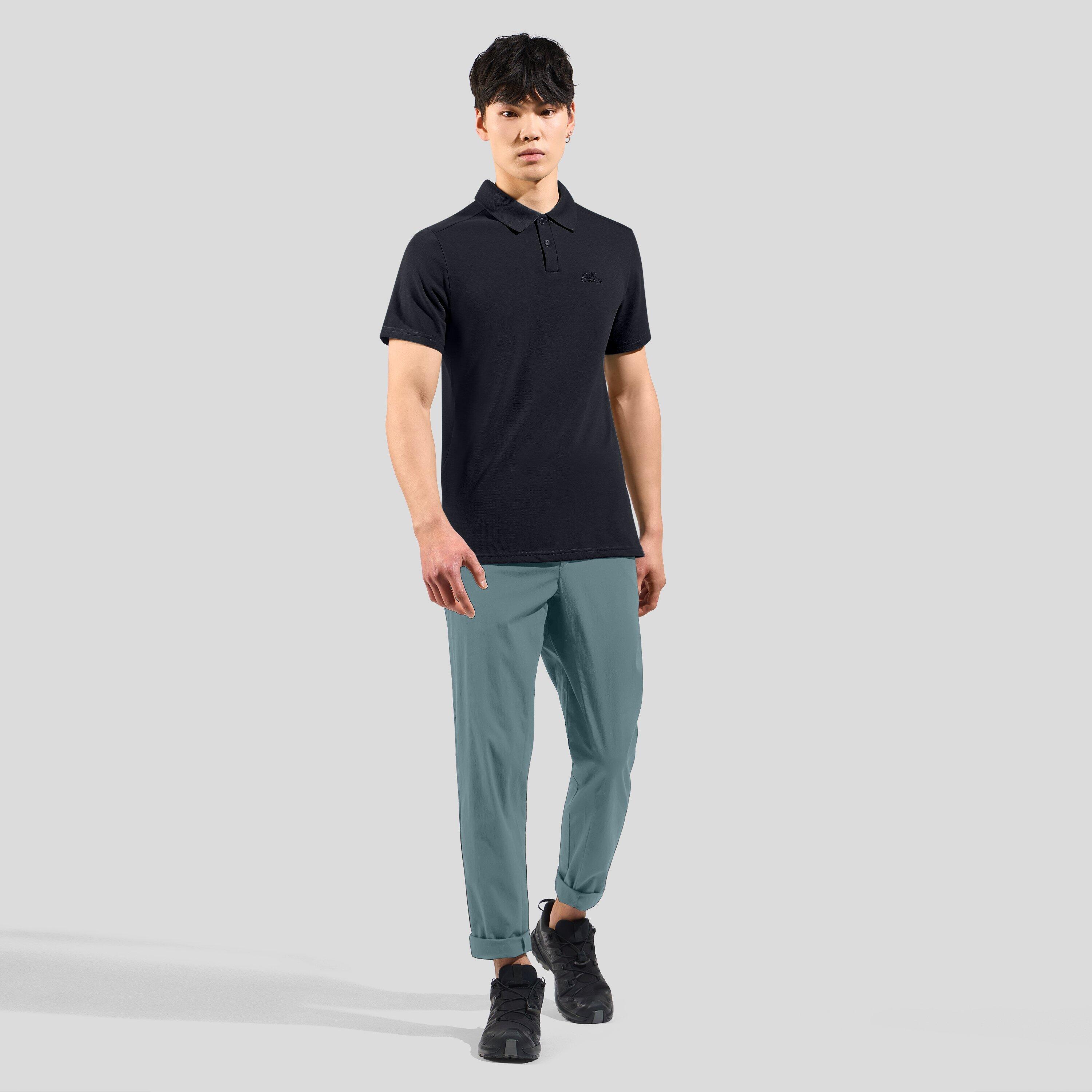 Herren Polo Essential Solid 3/5