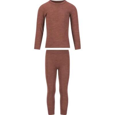 Completo intimo in lana merino neonato Zigzag Terry