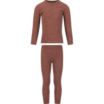 Ensemble de sous-vêtement en laine mérinos enfant Zigzag Terry