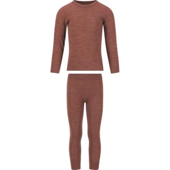 Ensemble de sous-vêtement en laine mérinos enfant Zigzag Terry