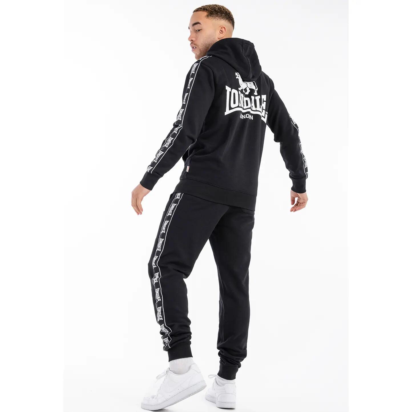 Sweatshirt à capuche zippé coupe classique Lonsdale Bigton 3/4