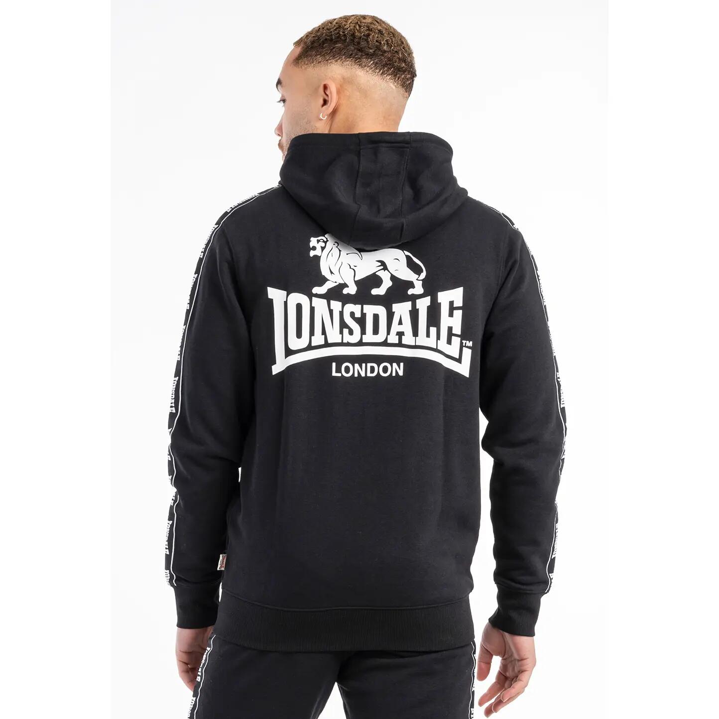 Sweatshirt à capuche zippé coupe classique Lonsdale Bigton 2/4