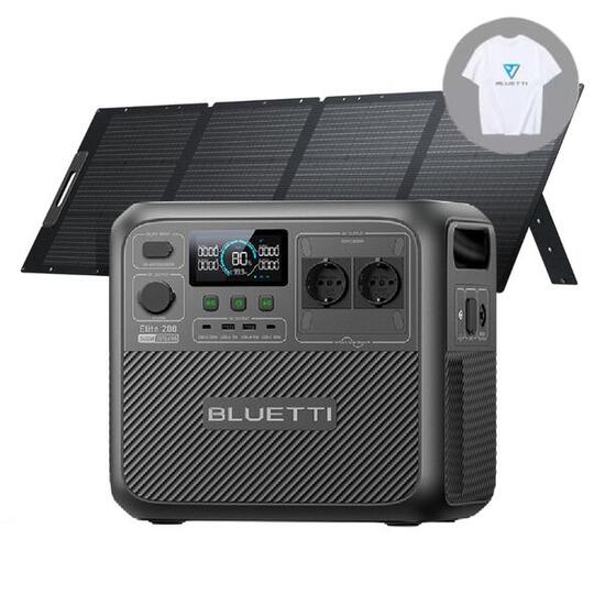 Elite 200 V2 générateur solaire 2073Wh avec panneau 200W secours et tempêtes